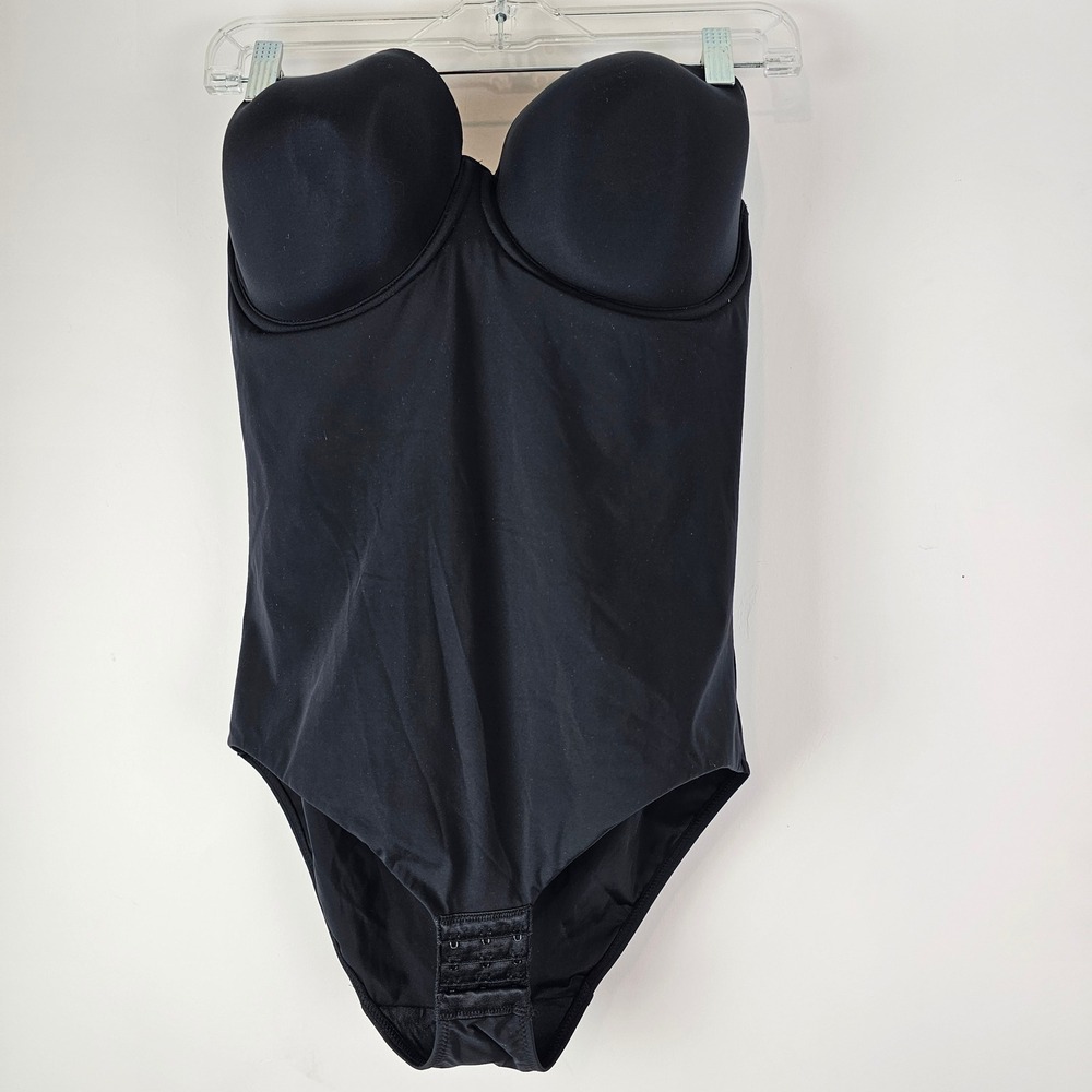 Wacoal Red Carpet Strapless Shaping Bodysuit 801219 Black 38DD